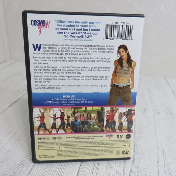 Cosmo Girl!  Get Fit & Fab with Jillian Michaels Workout DVD - Picture 2 of 2